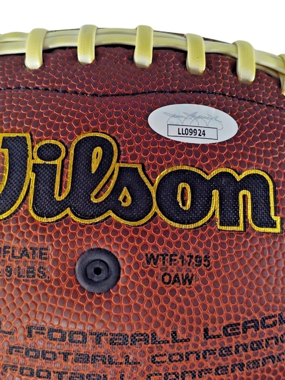 Melvin Gordon Signed Wilson NFL Football Chiefs Chargers JSA COA